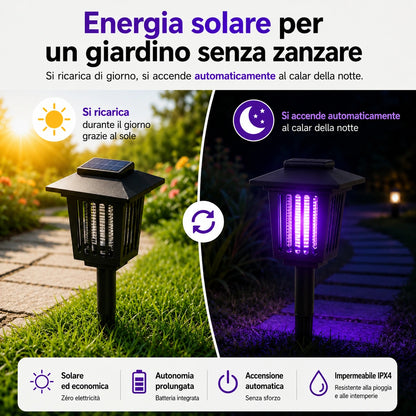 Lampada Solare Anti Zanzare