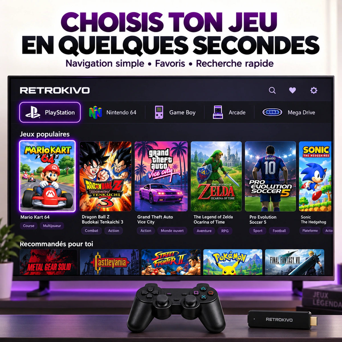 RetroKivo | L'Expérience Rétro Gaming